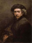 Rembrandt van rijn Self-Portrait oil